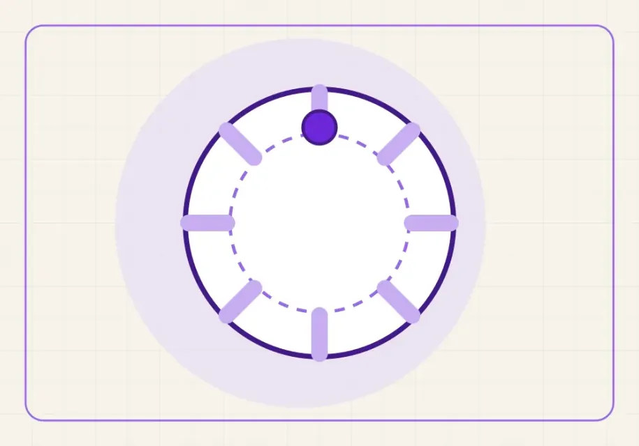 Wheel centred and legible.